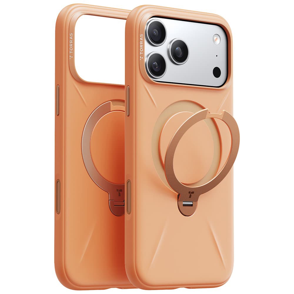 Torras QPRO Silicone Series iPhone 17 Pro Max Oranžová - náhled 1
