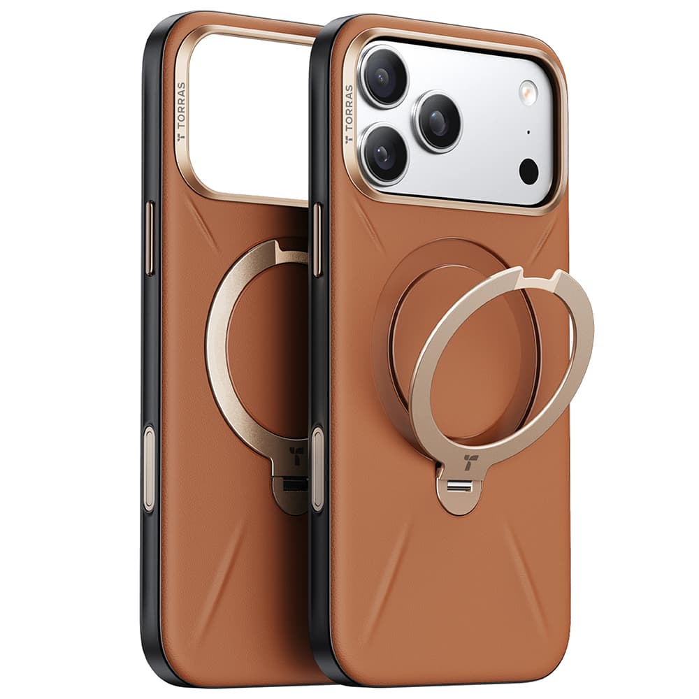 Torras QPRO Leather Series iPhone 17 Pro Max hnědý - náhled 1