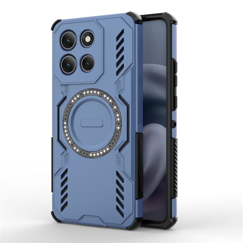Pouzdro Techsuit ArmorMag pro Motorola Moto G86 Power modré - náhled 1