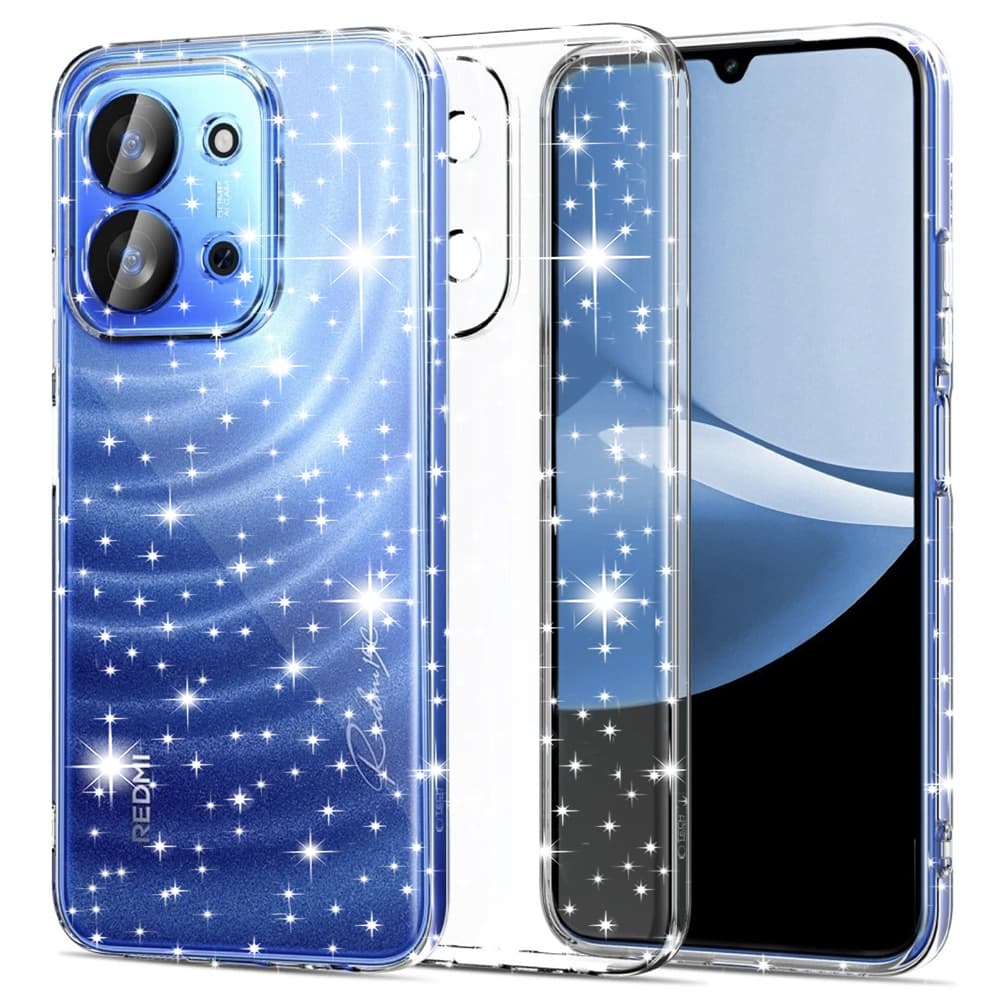 Techsuit SparkleSkin Series Xiaomi Redmi 15C 4G / Redmi 15C 5G průhledný - náhled 1