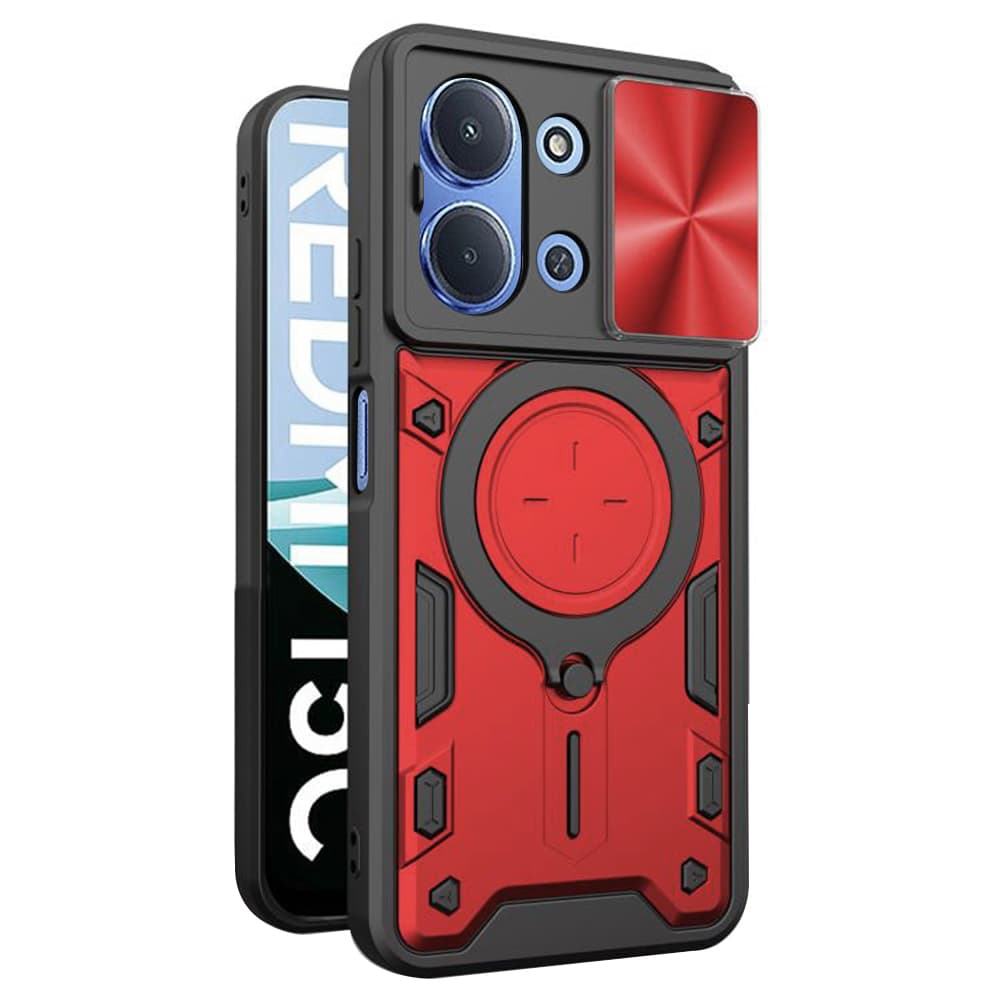 Techsuit CamGuard Pro pro Xiaomi Redmi 15C 4G / 5G červená - náhled 1
