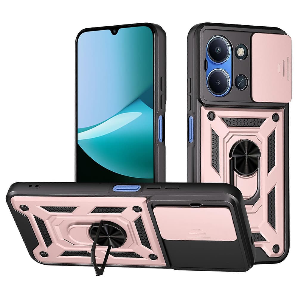 Techsuit CamShield Series Xiaomi Redmi 15C 4G / 5G růžově zlatý - náhled 1