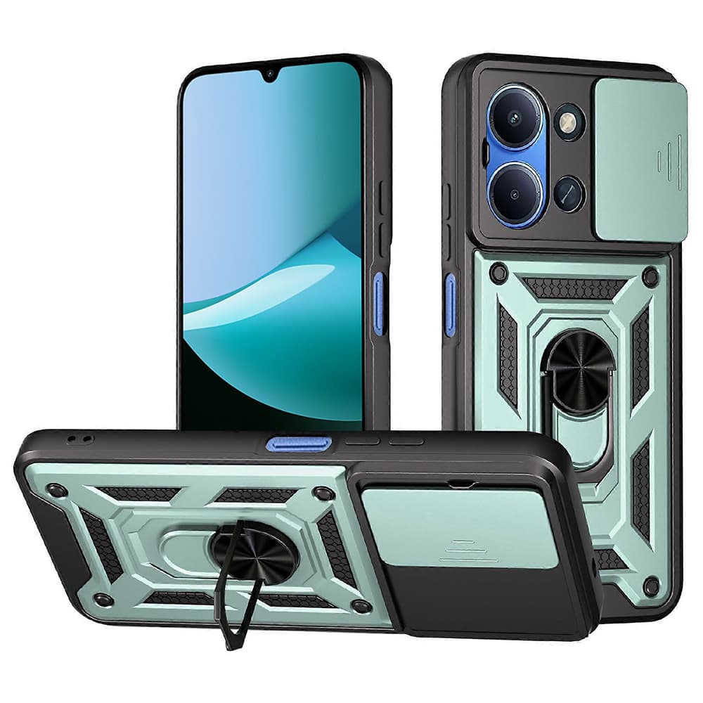 Techsuit CamShield Series pro Xiaomi Redmi 15C 4G / 5G zelený - náhled 1