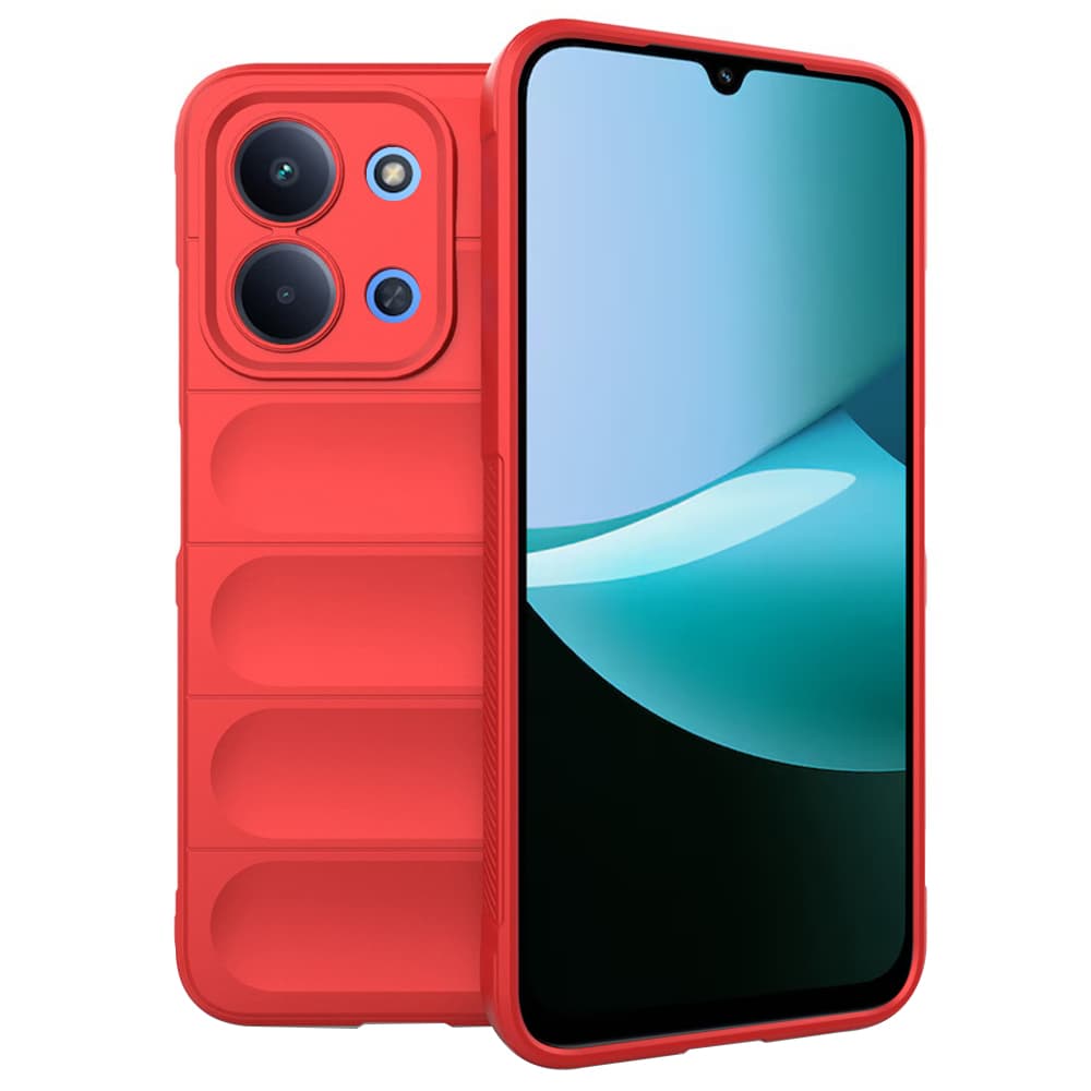Techsuit Magic Shield pro Xiaomi Redmi 15C 4G/5G červený - náhled 1