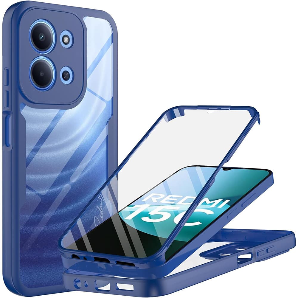 Techsuit ColorVerse 360 Series + Ochranná fólie Xiaomi Redmi 15C 4G / 5G Modrá - náhled 1