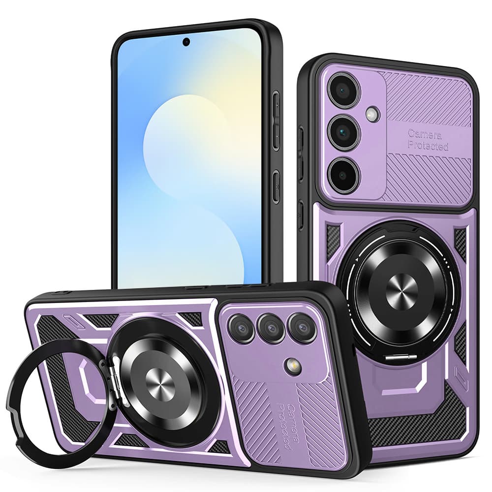 Techsuit RuggedCam pro Samsung Galaxy S25 FE fialová - náhled 1