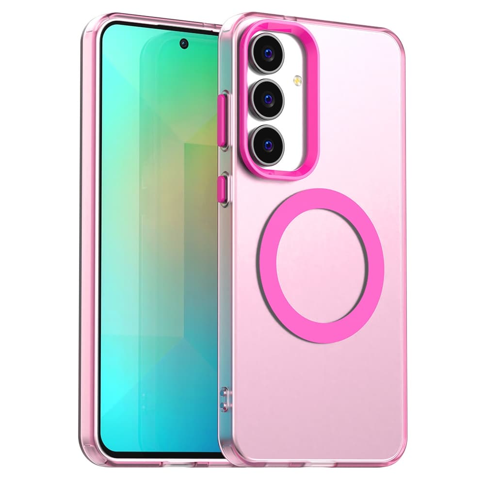 Techsuit CandyCase MagSafe pro Samsung Galaxy S25 FE růžová - náhled 1