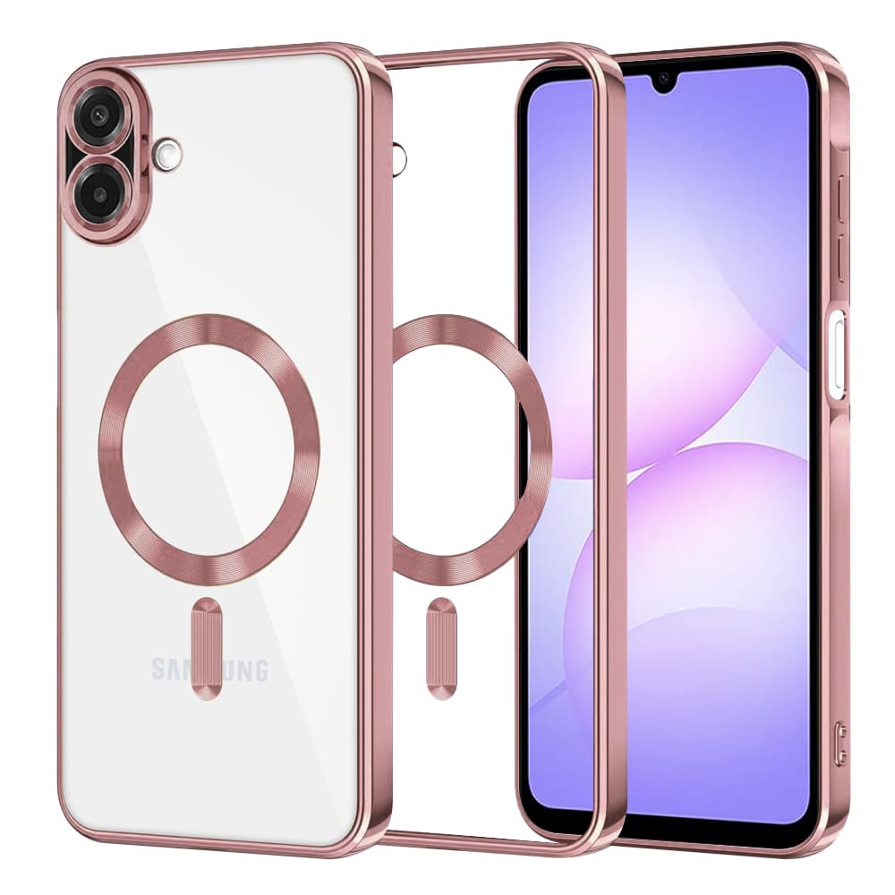 Techsuit Luxury Crystal MagSafe pro Samsung Galaxy A07 4G růžový - náhled 1