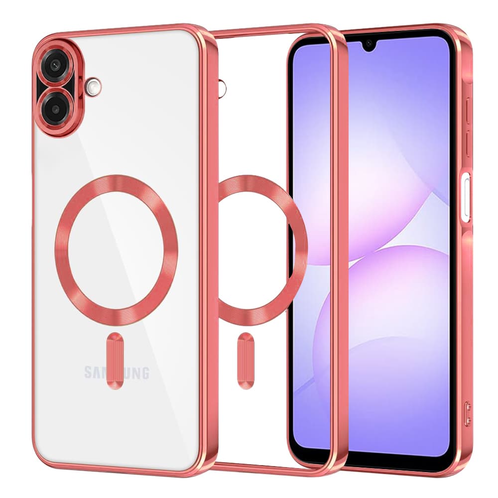 Techsuit Luxury Crystal MagSafe pro Samsung Galaxy A07 4G červená - náhled 1