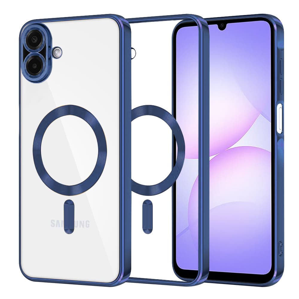 Techsuit Luxury Crystal MagSafe pro Samsung Galaxy A07 4G v tmavě modré - náhled 1