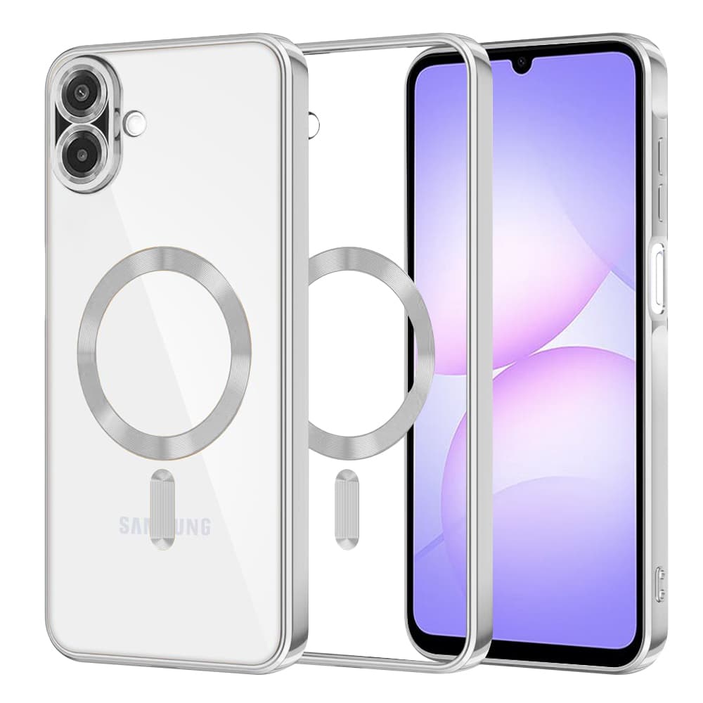 Techsuit Luxury Crystal MagSafe pro Samsung Galaxy A07 4G stříbrný - náhled 1