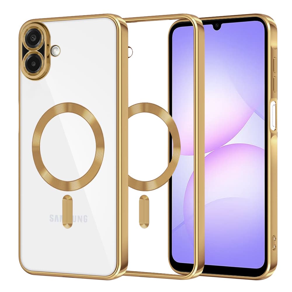Techsuit Luxury Crystal MagSafe pro Samsung Galaxy A07 4G zlatý - náhled 1