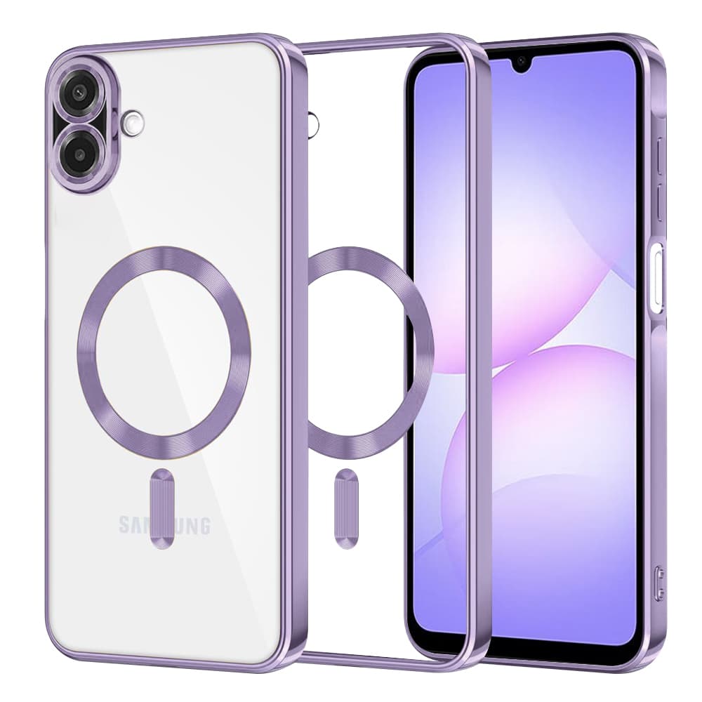Techsuit Luxury Crystal MagSafe pro Samsung Galaxy A07 4G světle fialová - náhled 1