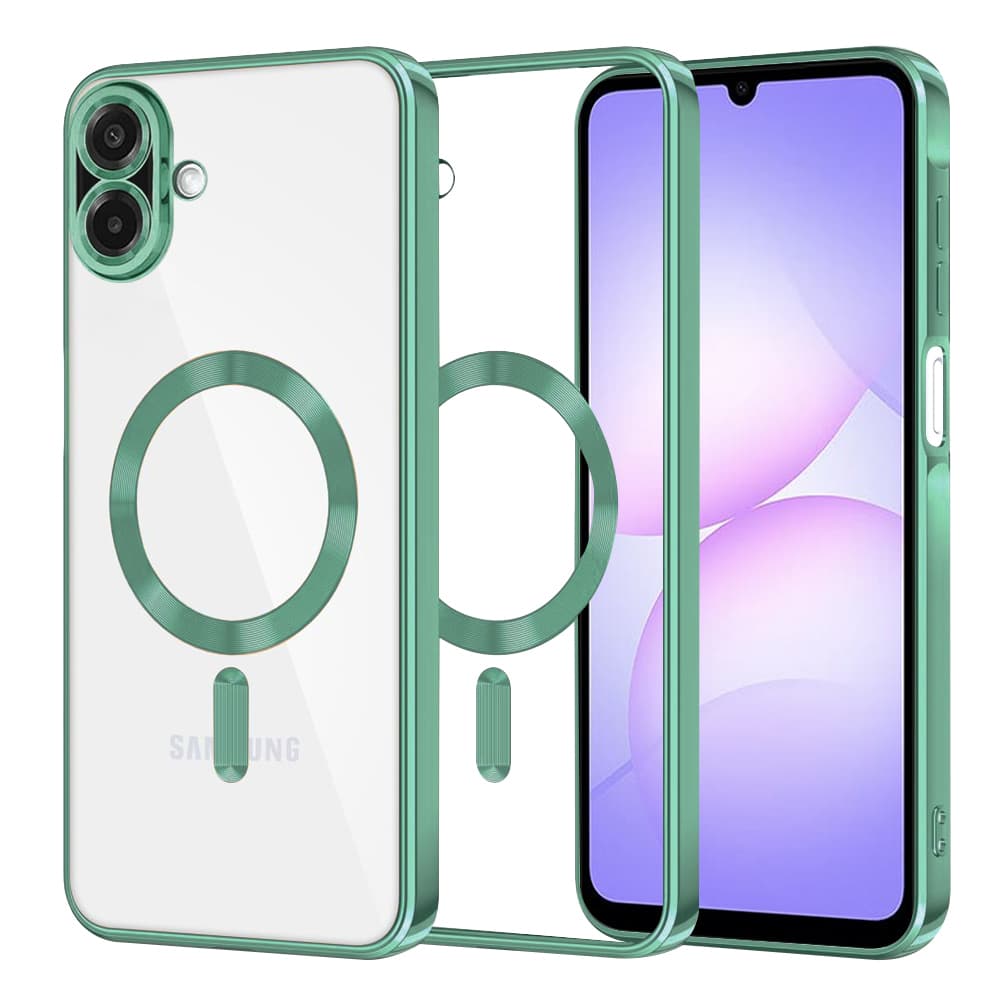 Techsuit Luxury Crystal MagSafe pro Samsung Galaxy A07 4G světle zelená - náhled 1