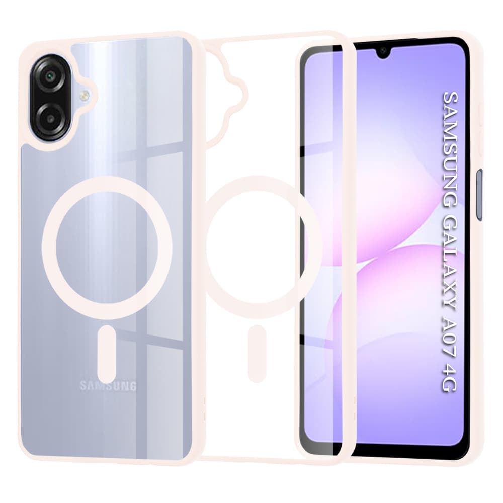 Techsuit MagSafe Pro pro Samsung Galaxy A07 4G v barvě nude pink - náhled 1