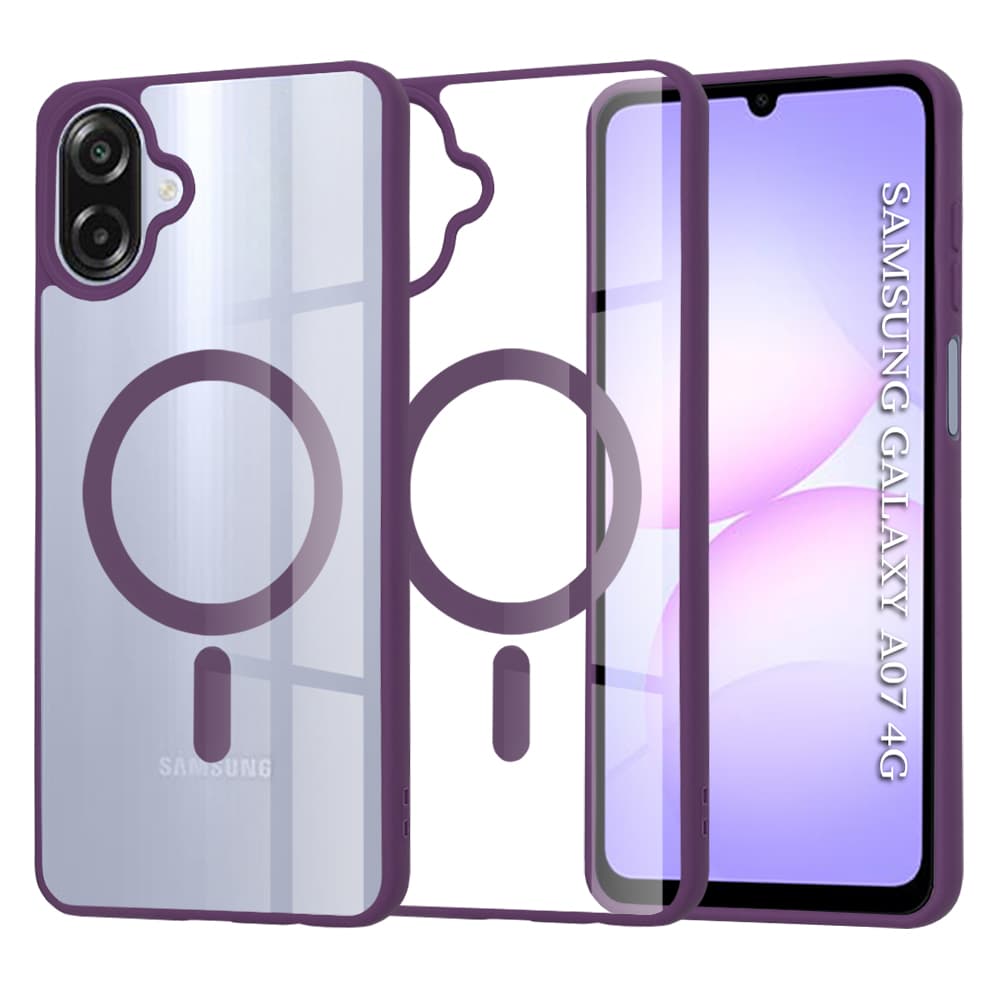 Techsuit MagSafe Pro pro Samsung Galaxy A07 4G fialová - náhled 1