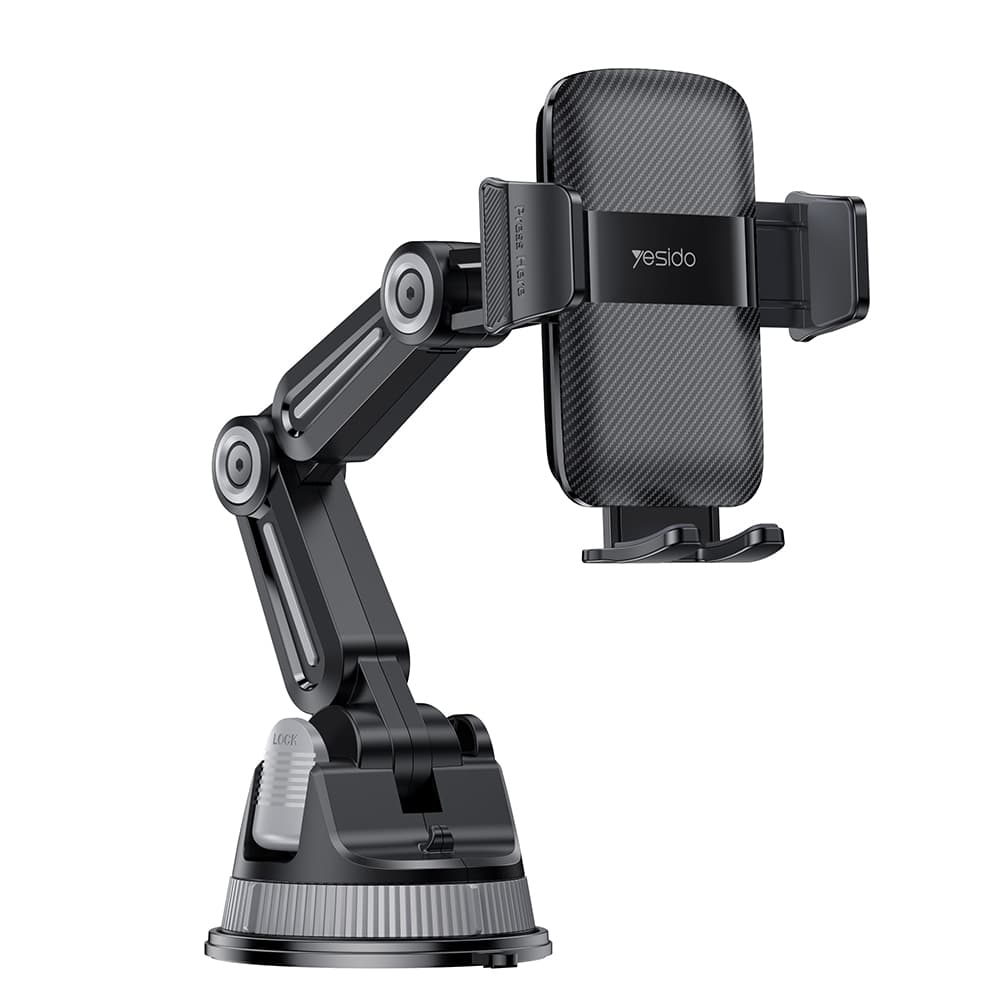Yesido Car Holder C275 na palubní desku 1260stupňové nastavení 4.7-7.2" telefon černý - náhled 1