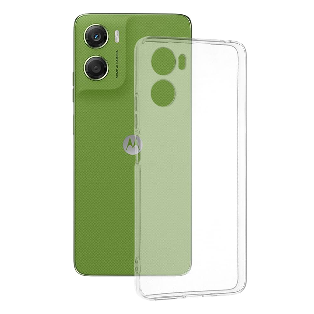 Techsuit silikonové pouzdro Motorola Moto G06 průhledné - náhled 1