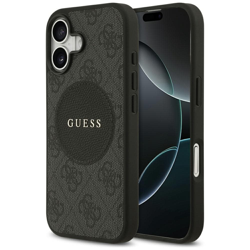 Guess 4G Circle Classic Logo MagSafe GUHMP17SP4PGRSGK iPhone 17 černá - náhled 1