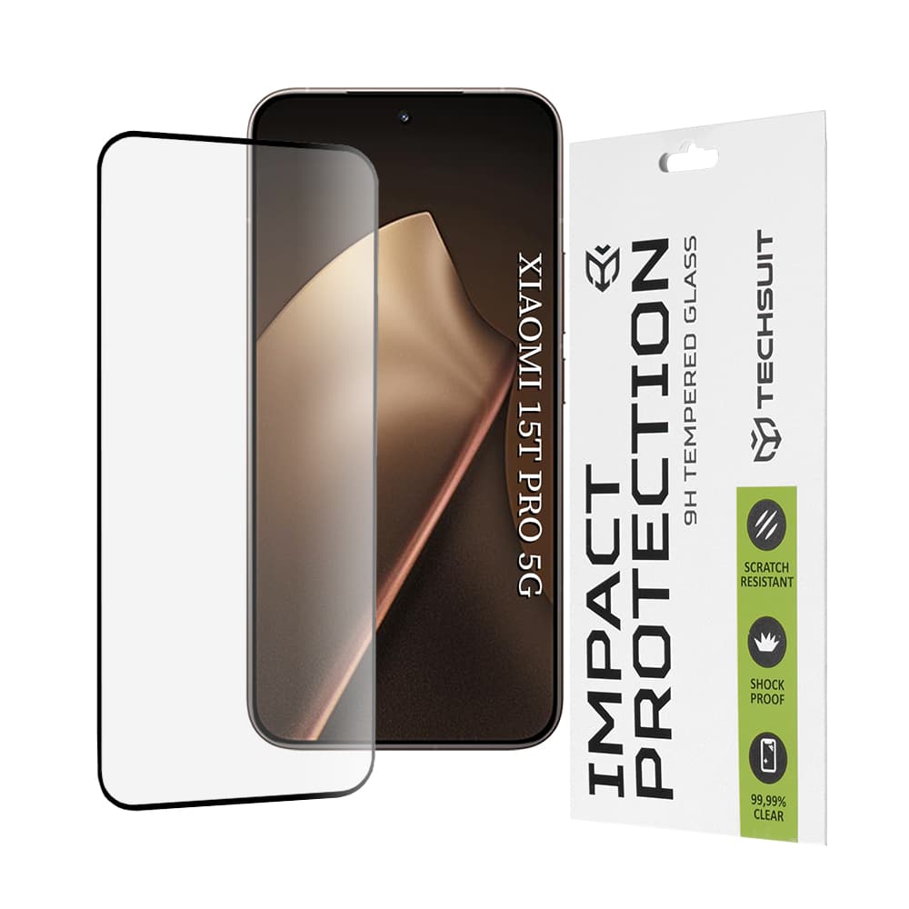 Ochranné sklo Techsuit 111D pro Xiaomi 15T Pro černé - náhled 1