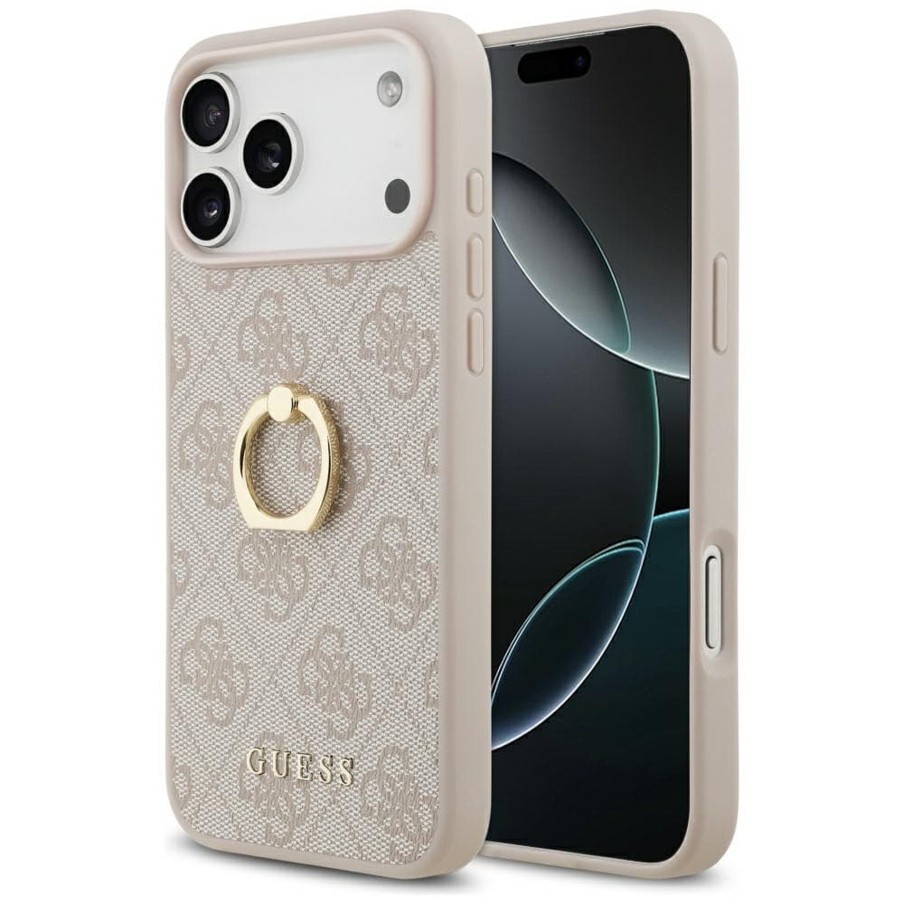 Guess Hardcase 4G Ring Stand GUHCP17X4GMRBR iPhone 17 Pro Max hnědý - náhled 1