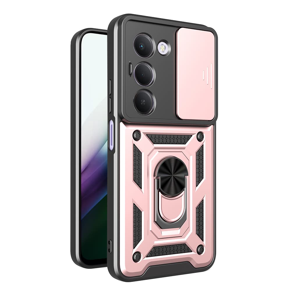 Techsuit CamShield Series Xiaomi Redmi 15 4G / Redmi 15 5G růžově zlatý - náhled 1