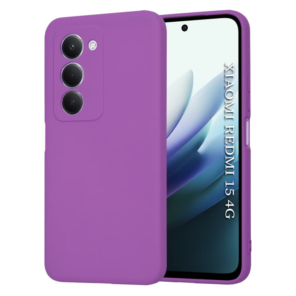 Techsuit SoftFlex pro Xiaomi Redmi 15 4G Redmi 15 5G fialová - náhled 1
