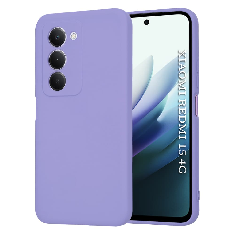 Techsuit SoftFlex pro Xiaomi Redmi 15 4G Redmi 15 5G světle fialová - náhled 1