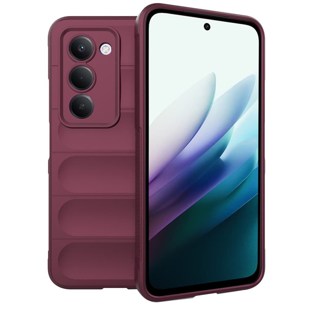 Techsuit Magic Shield pro Xiaomi Redmi 15 4G Redmi 15 5G v bordó - náhled 1