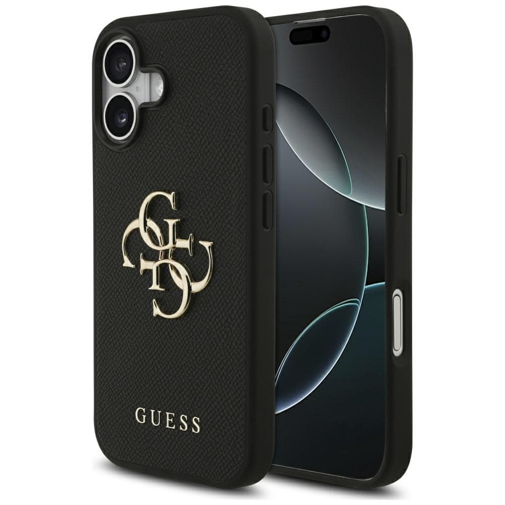 Guess Hardcase 4G Grained Big and Classic Logo iPhone 17 černý - náhled 1