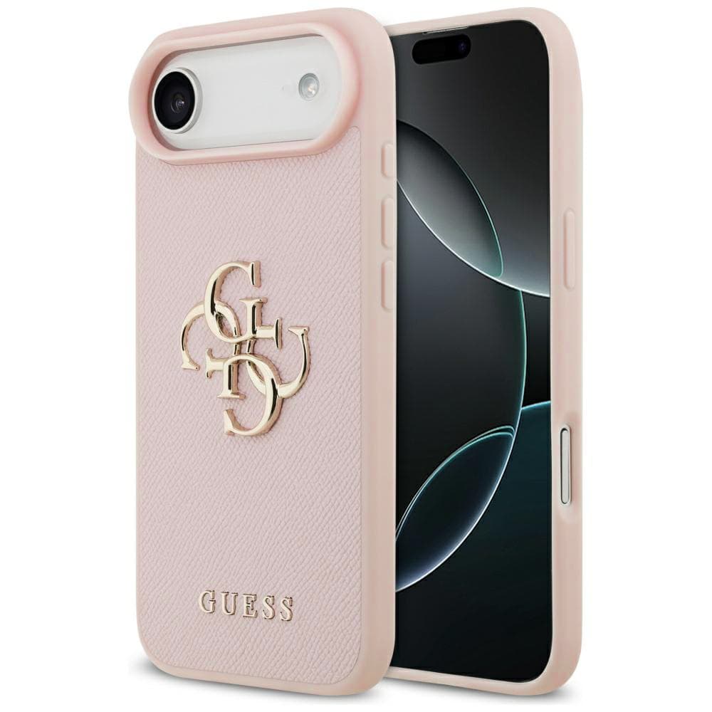 Guess Hardcase 4G Grained Big and Classic Logo iPhone 17 Air růžová - náhled 1