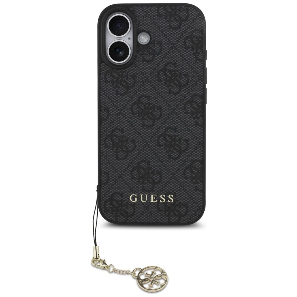 Guess Hardcase 4G Charm Cradle MagSafe iPhone 17 Černá - náhled 1