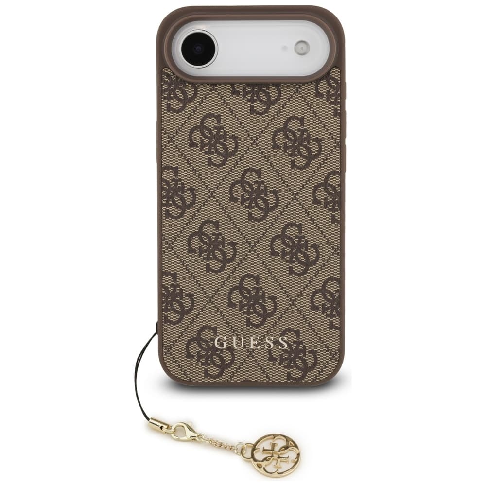 Guess Hardcase 4G Charm Cradle MagSafe iPhone 17 Air Hnědý - náhled 1