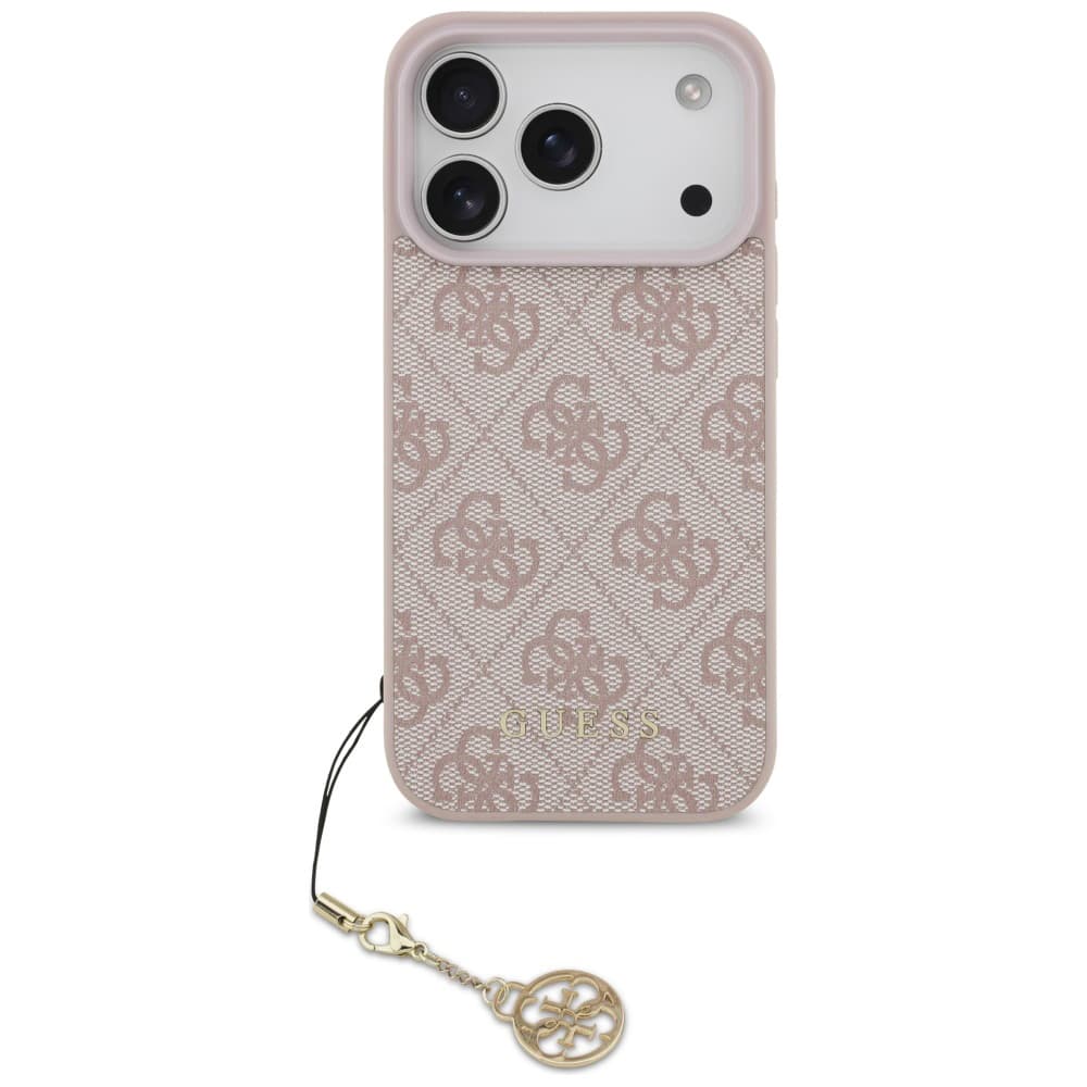 Guess Hardcase 4G Charm Cradle MagSafe iPhone 17 Pro růžová - náhled 1