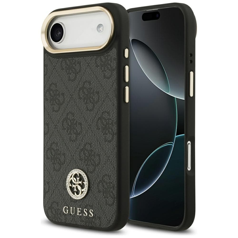 Guess Hardcase 4G Strass Logo MagSafe iPhone 17 Air černý - náhled 1