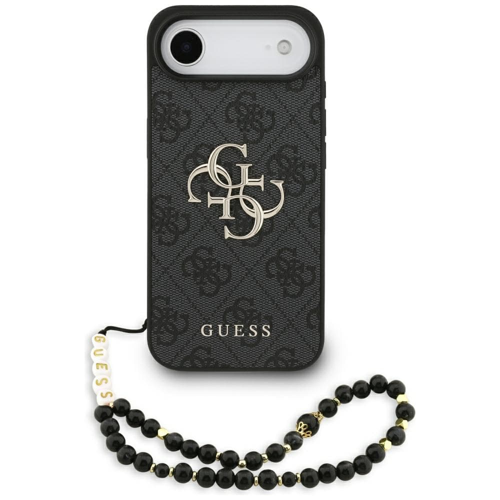 Guess Hardcase 4G Classic Logo s popruhem iPhone 17 Air černá - náhled 1
