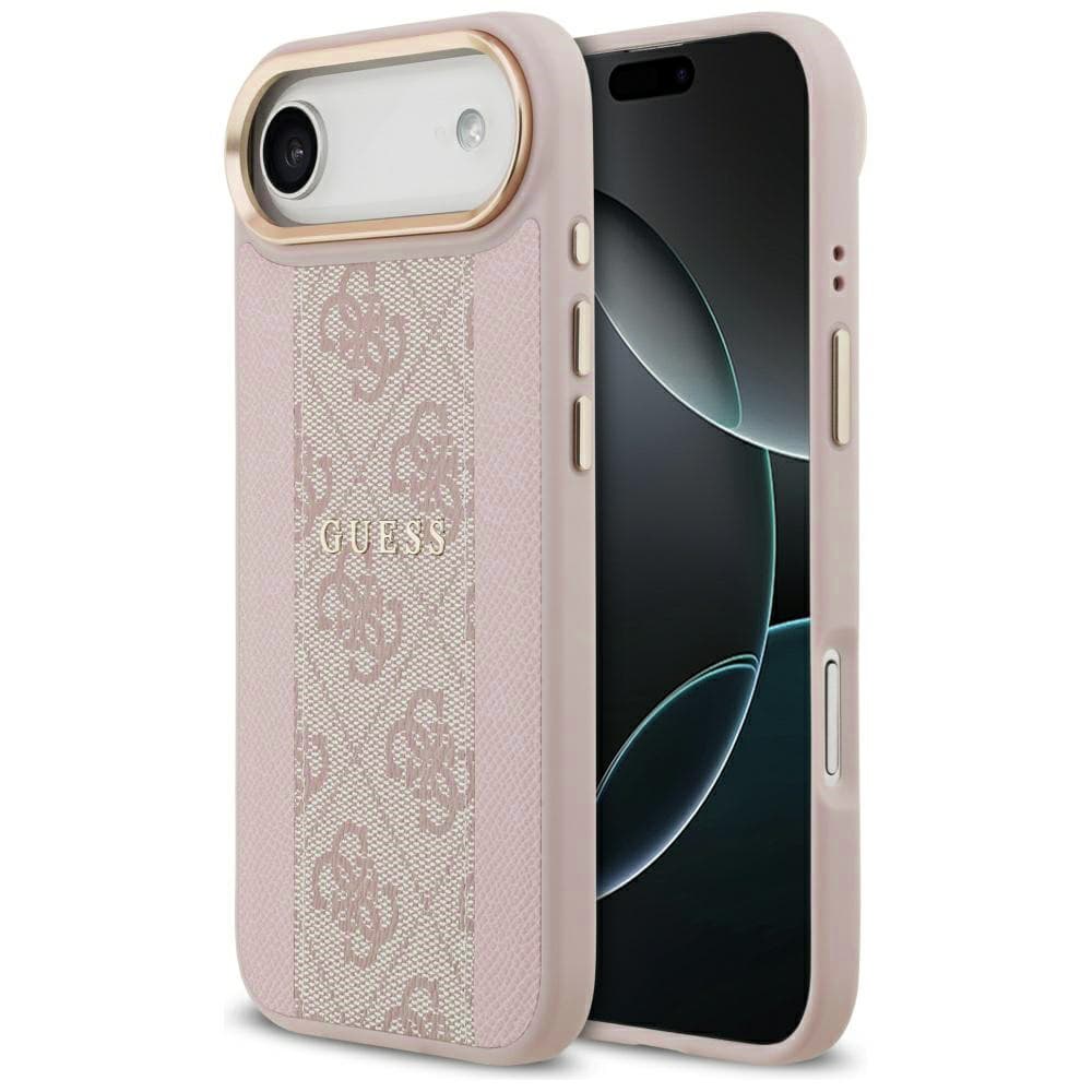 Guess Hardcase 4G Stripe MagSafe iPhone 17 Air růžový - náhled 1