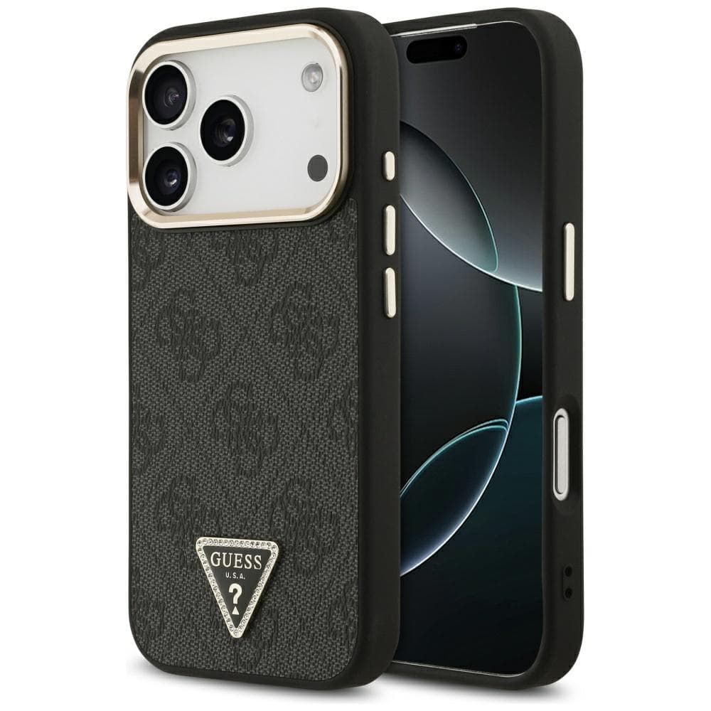 Guess Hardcase 4G Triangle Logo MagSafe iPhone 17 Pro Max černý - náhled 1