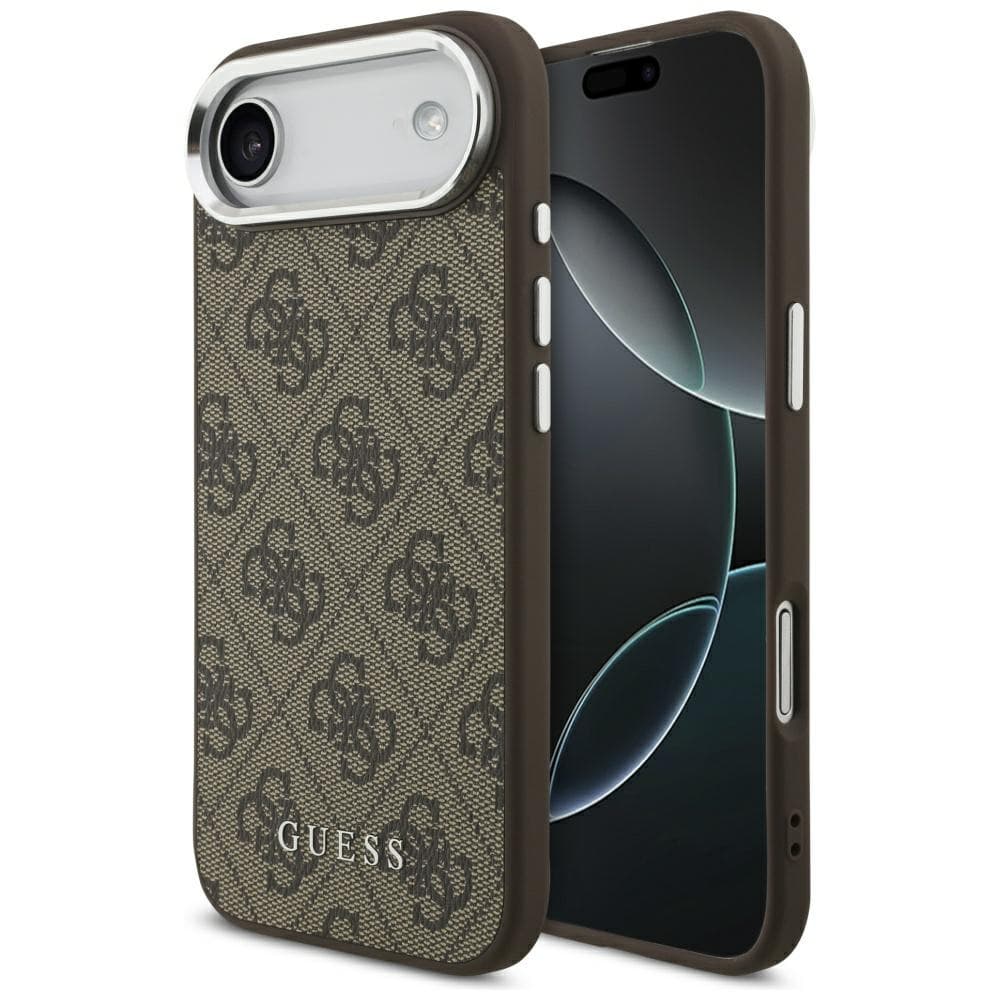 Guess Hardcase 4G Classic Logo MagSafe iPhone 17 Air Hnědý - náhled 1