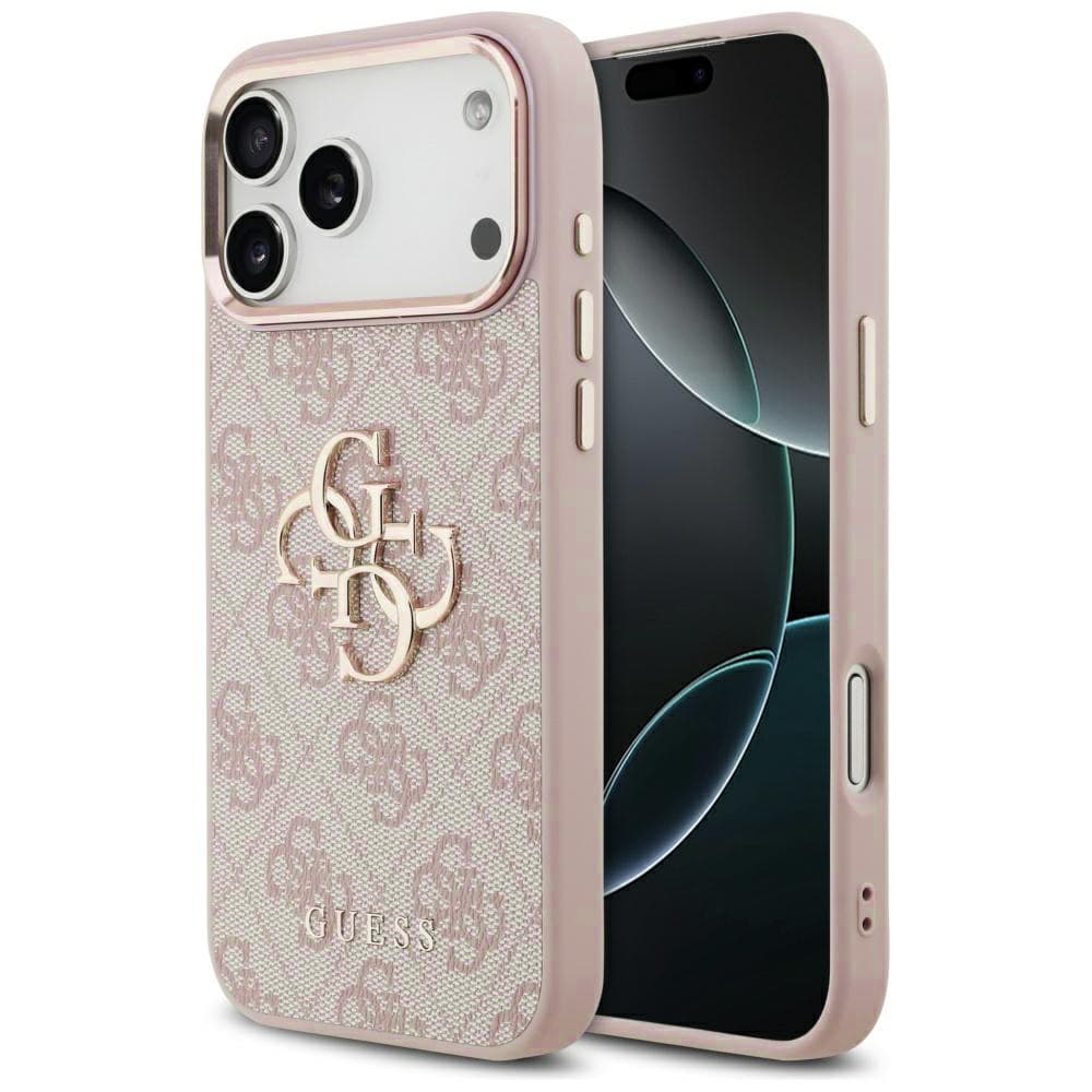 Guess Hardcase Big 4G Classic Logo iPhone 17 Pro růžová - náhled 1