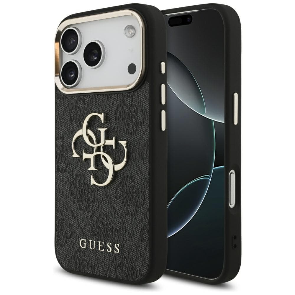 Guess Hardcase Big 4G Logo Classic iPhone 17 Pro černá - náhled 1