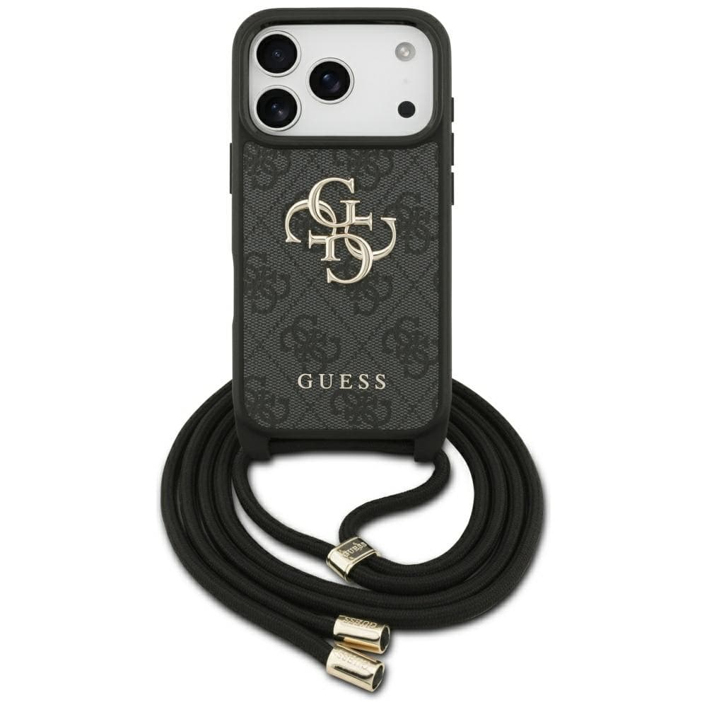 Guess Crossbody Cord 4G Big Logo GUHCP17LP4GMGCRK iPhone 17 Pro černá - náhled 1