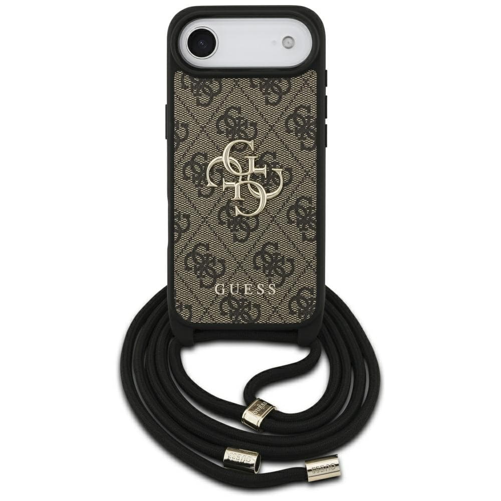 Guess Crossbody Cord 4G Big Logo GUHCP17MP4GMGCRW iPhone 17 Air hnědá - náhled 1