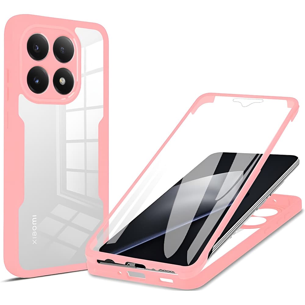 Techsuit ColorVerse 360 Series + Ochranná fólie Xiaomi 15T Růžová - náhled 1