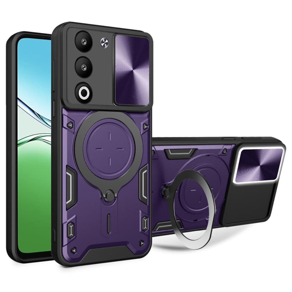Techsuit CamGuard Pro pro Oppo A5 4G A5 5G fialová - náhled 1