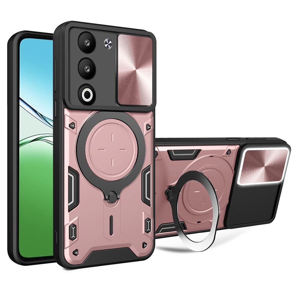 Pouzdro Techsuit CamGuard Pro pro Oppo A5 4G A5 5G růžově zlaté - náhled 1
