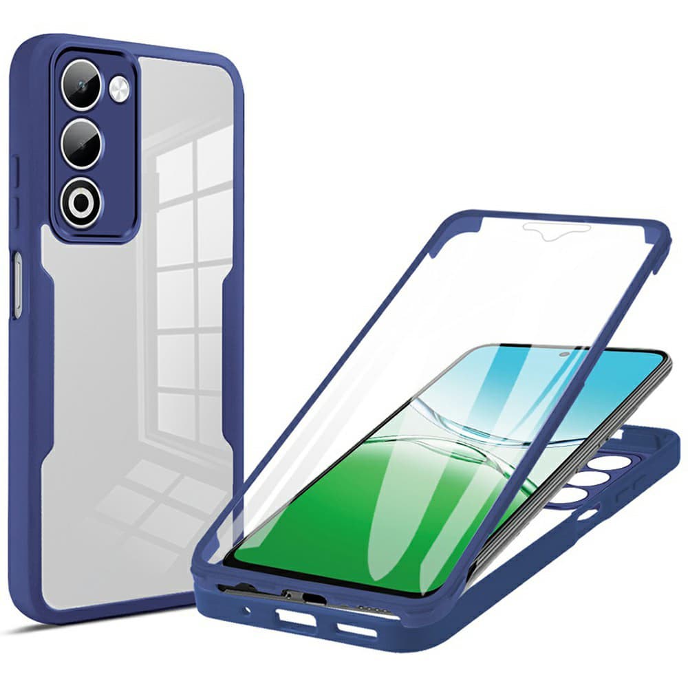 Techsuit ColorVerse 360 Series + Ochranné sklo Oppo A5 4G / A5 5G Modrá - náhled 1