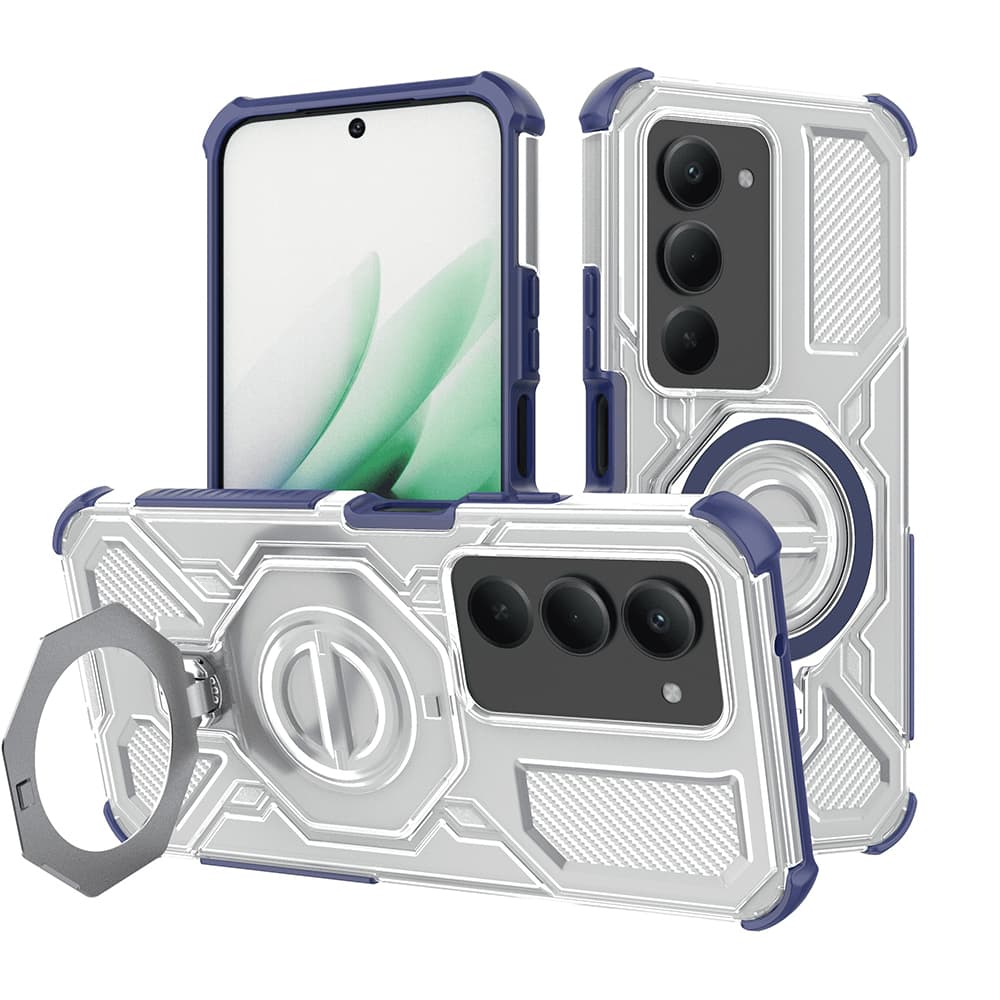 Techsuit Carbon Shield PRO pro Xiaomi Redmi 15 4G/5G modrý průhledný - náhled 1