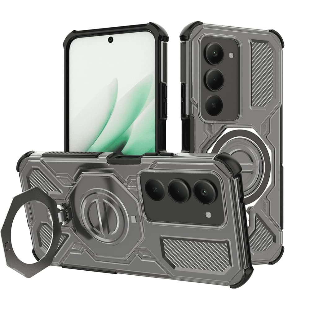 Techsuit Carbon Shield PRO pro Xiaomi Redmi 15 4G/5G kouřově černý - náhled 1