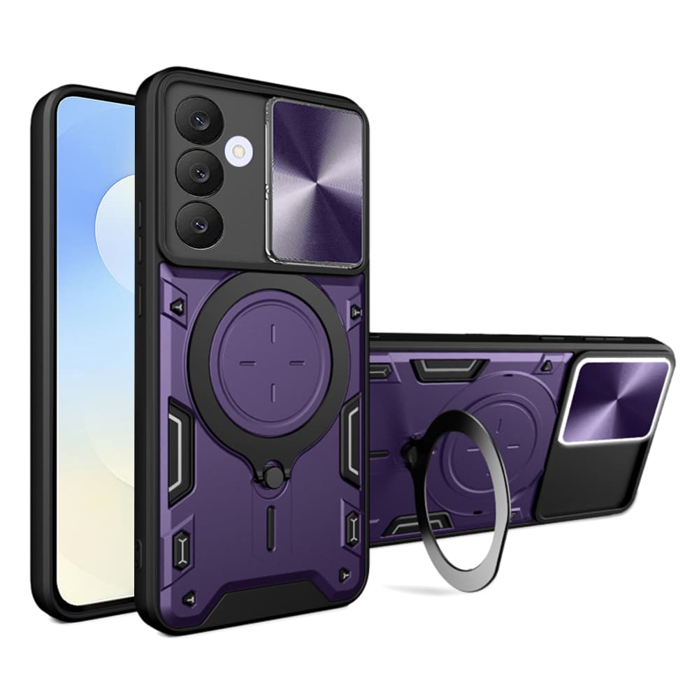 Ochranné pouzdro Techsuit CamGuard Pro pro Samsung Galaxy S25 FE fialové - náhled 1